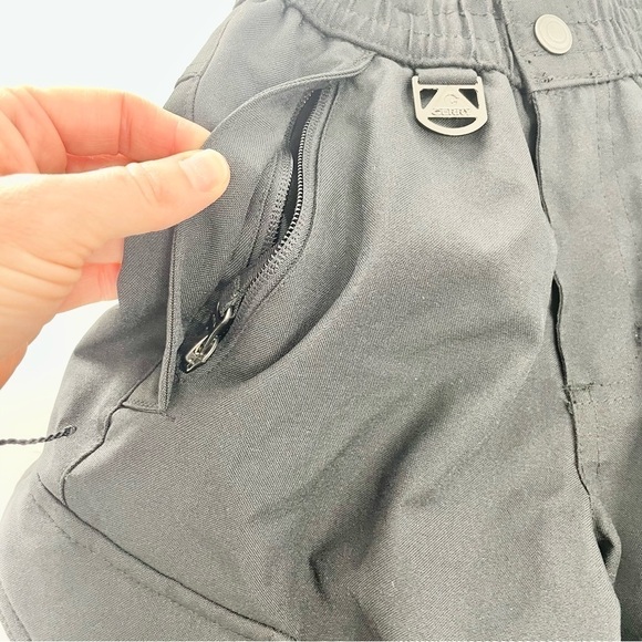 Gerry Unisex Youth Performance Snow Pant with Removable Suspenders Ski Bib Black - Picture 6 of 12